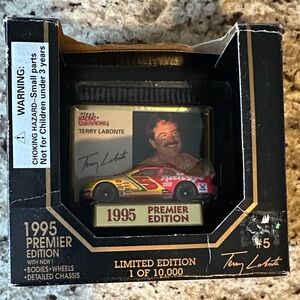 Nascar 1995 Premier Edition Die-Cast Car - Red and Yellow